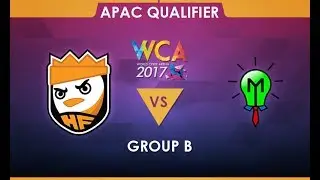 HappyFeet vs Young Minds Game 2 - WCA 2017 APAC Qualifier Group B - @dragondropdota @nephsensei