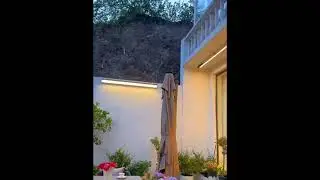 Long Strip Wall Lamp Outdoor LED Light Waterproof Garden Porch #walllights  #led  #outdoordecor