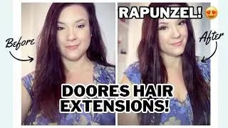 DOORES TAPE IN HAIR EXTENSIONS INSTALLATION & REVIEW | TIPS FOR MAINTAINING YOUR HAIR EXTENSIONS