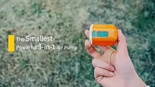 GIGA PUMP 4.0: The Smallest Powerful 3 in 1 Air Pump
