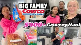 BIG Family Costco Grocery Haul After Camping Trip + Decluttering