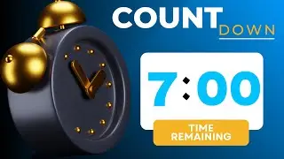 7-Minute Timer Countdown - Perfect for Quick Tasks, Workouts, and Study Sessions