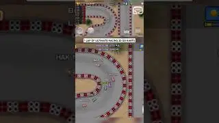 1 LAP OF ULTIMATE RACING 2D GO KARTS #short #shorts #gameplay #racing