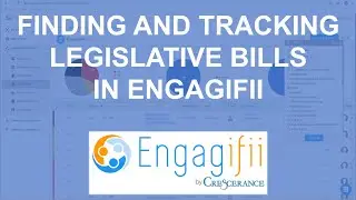 Finding and Tracking Legislative Bills in Engagifii