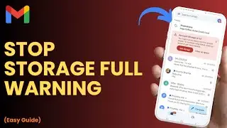 How to Stop Gmail Storage Full Warning !