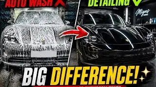 Porsche Taycan: From Automatic Wash to High-End Garage Detailing! 💎✨