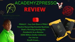 ACADEMYZPRESSO REVIEW⚠️CAUTION⚠️MY BONUS PACK WORKS BEST WITH ACADEMYZPRESSO