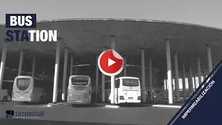 💭 Waterproofing of a TECNOCOAT H-2049 polyurea bus station
