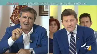 'Mi faccia finire!' Il sindaco Brugnaro s'infuria a L'aria d'estate