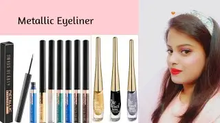 Affordable Metallic Liquid Eyeliner Review+Demo || Touch World