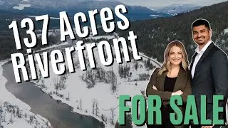 Private Acreage For Sale on Shuswap River | Stunning Riverfront | Dream Property | Just Listed 2023