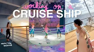 life as a CRUISE SHIP performer on the UTOPIA of the seas 🌊 skater pov, at-home gel, rehearsals