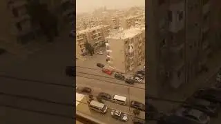 Tempestade de areia no Egito ! (SUEZ)
