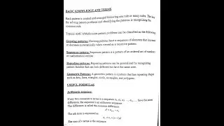 Lesson-5,Growing patterns,Sequences patterns,Repeating patterns,Geometric Patterns,AMC8