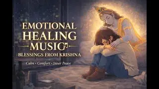 Emotional Healing Music I Blessing from Krishna I CALM COMFORT INNER PEACE