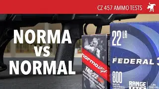 CZ 457: Norma Tac-22 против Fed Champion 22LR