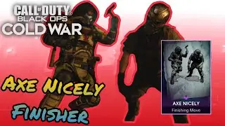 Axe Nicely Finishing Move (TRACER PACK: CEL SHADED REACTIVE BUNDLE) | Black Ops Cold War | YEAR 2