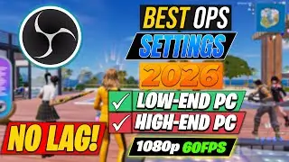 Лучшие настройки OBS Studio для игр 2026 года 🔥 | 1080p 60FPS без задержек (для слабых и мощных ПК)
