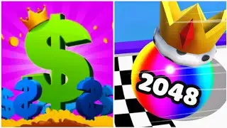 Digit Shooter vs Ball Merge 2048 - All Level Gameplay (Freepya, Math Games) New Update 