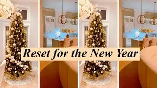 Resetting Our Home for the New Year | Taking Down Christmas Decor & Creating a Fresh Start