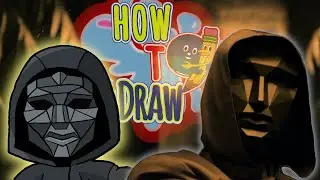 Squid Game | Front Man | Netflix | Coloring Page | Easy Things to DRAW | DrawingwithKIDS | Drawing