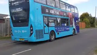 7544 YX17NNR on an Emergency Timetable Allocation on the X14