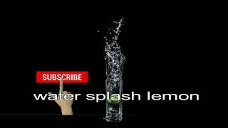 Water splash photography