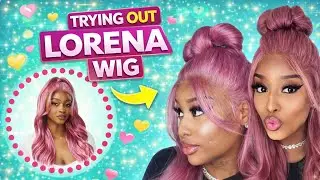 $42 LUXURY SYNTHETIC PINK WIG TRANSFORMATION! #syntheticwigs #wiginfluencer