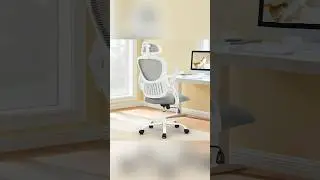 Mesh Ergonomic Office Chair with Flip-up Arms! #shorts #viral