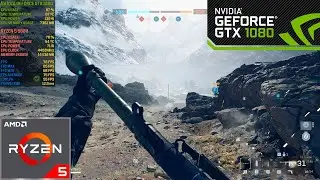 Battlefield 6 - Ultra Settings | Full HD | 1080P | GTX 1080 8GB | Ryzen 5 5600 | Performance Test