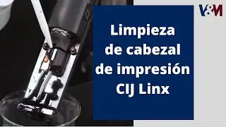 Limpieza del cabezal de impresi&oacute;n de la codificadora Linx CIJ serie 89