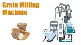 Automatic Grain Grinder Machine | Flour ,Mill Grinder Machine for Processing Wheat, Corn, Buckwheat