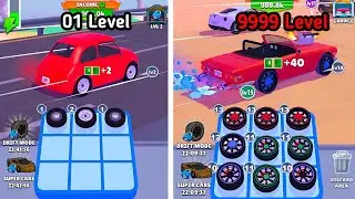 Merge Race 3D Super Car game in Max Level ⭐ Merge Simulator Battles