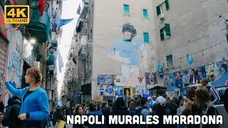 Giro per i Quartieri Spagnoli a Napoli 🇮🇹 4K UHD