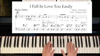 I Fall In Love Too Easily (Styne / Cahn)