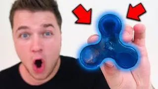 DIY GUMMY FIDGET SPINNER CHALLENGE!!! Fastest Fidget Spinner Ever!