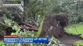 Indian Head Park residents clean up after tornado outbreak