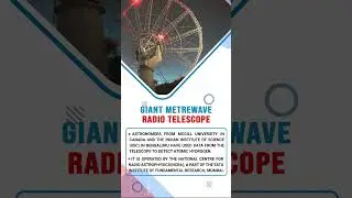 Giant Metrewave Radio Telescope | Atomic Hydrogen | Forum IAS #shorts