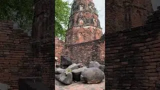 The ancient ruins of Wat Mahathat Thailand #travel