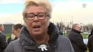 Rouwstoet tegen komst azc Rotterdam-Beverwaard