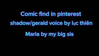 Shadow jealous..( maria and shadow comic)( my audio comic)( Thank for 1000 sub)