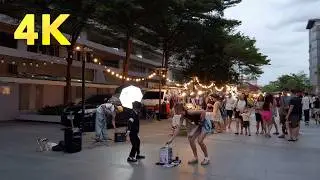 4K | Only on Fridays, SWU Night Market / Bangkok