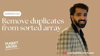 🚀 Remove Duplicates from Sorted Array | JavaScript | Interview Preparation Series