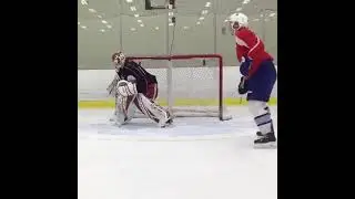 Two Shot Pass Out Shooting Goalie Drill by @coachjenks