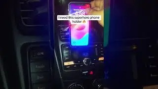 I need this superhero phone holder 🔥 #caraccessories