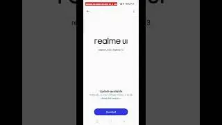 realme new security update | realme new software update download  version F.07 July 2023
