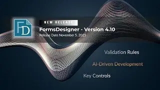 NEW RELEASE FormsDesigner Version 4.10: Qdabra Webinars 2025-10-30