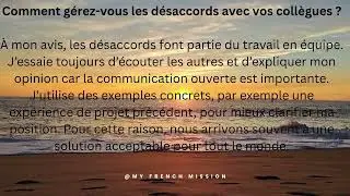 🇫🇷 French Listening & Reading & Oral Practice &ndash; Workplace Communication Comprehension