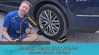 GREAT FOR TRAILERS - Roblock Heavy Duty Rubber Wheel Chocks Review