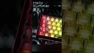 Transparent keycaps for weikav nut65 #keyboard #weikavnut65